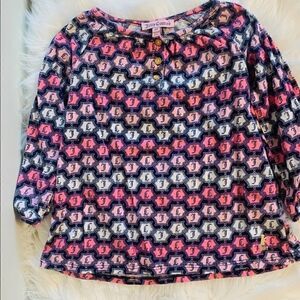 Juicy Couture Pink & White Long Sleeve Top! ❤️